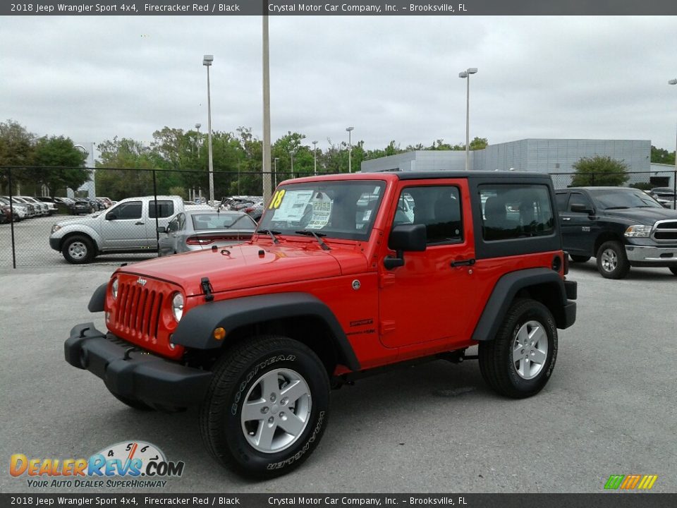2018 Jeep Wrangler Sport 4x4 Firecracker Red / Black Photo #1