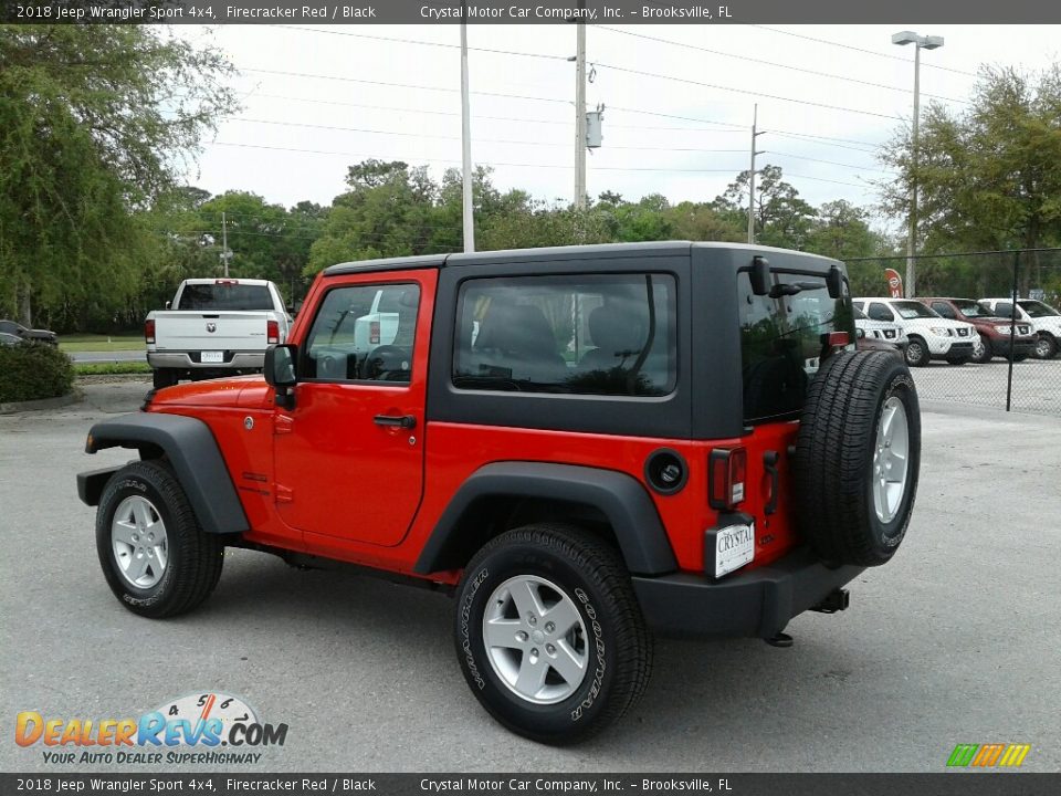 2018 Jeep Wrangler Sport 4x4 Firecracker Red / Black Photo #3