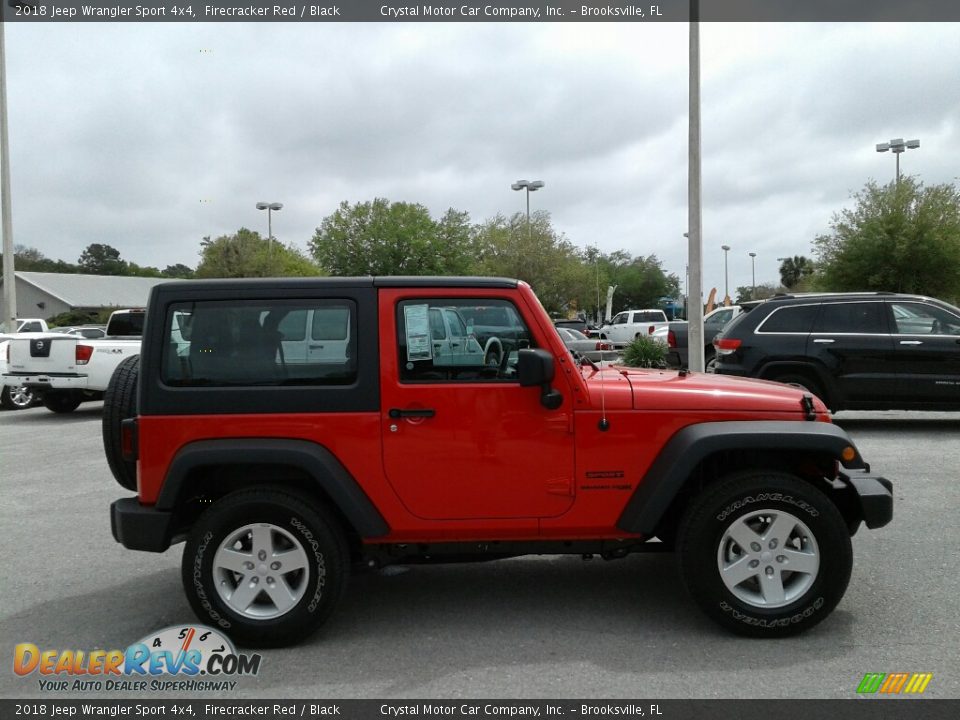2018 Jeep Wrangler Sport 4x4 Firecracker Red / Black Photo #6