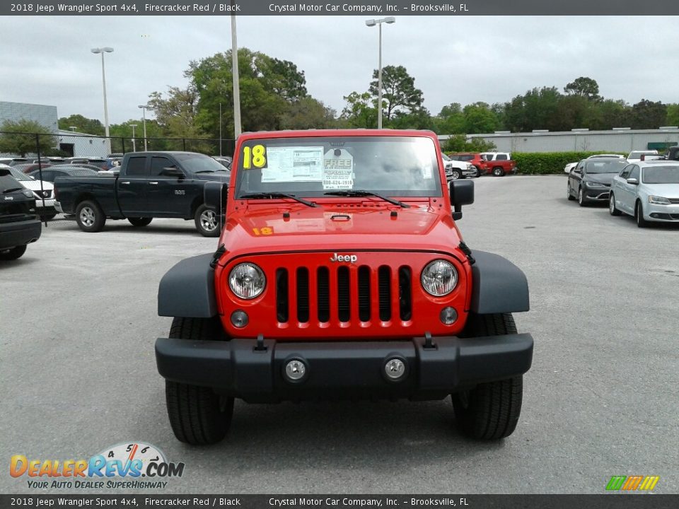 2018 Jeep Wrangler Sport 4x4 Firecracker Red / Black Photo #8