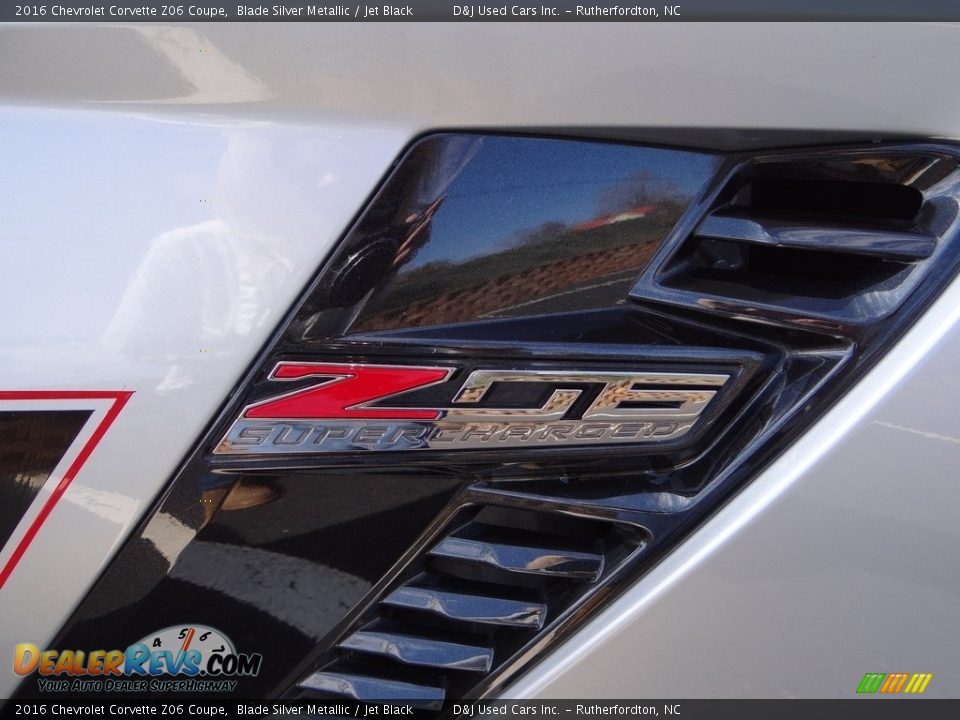 2016 Chevrolet Corvette Z06 Coupe Blade Silver Metallic / Jet Black Photo #17