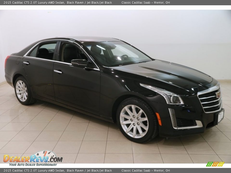 2015 Cadillac CTS 2.0T Luxury AWD Sedan Black Raven / Jet Black/Jet Black Photo #1