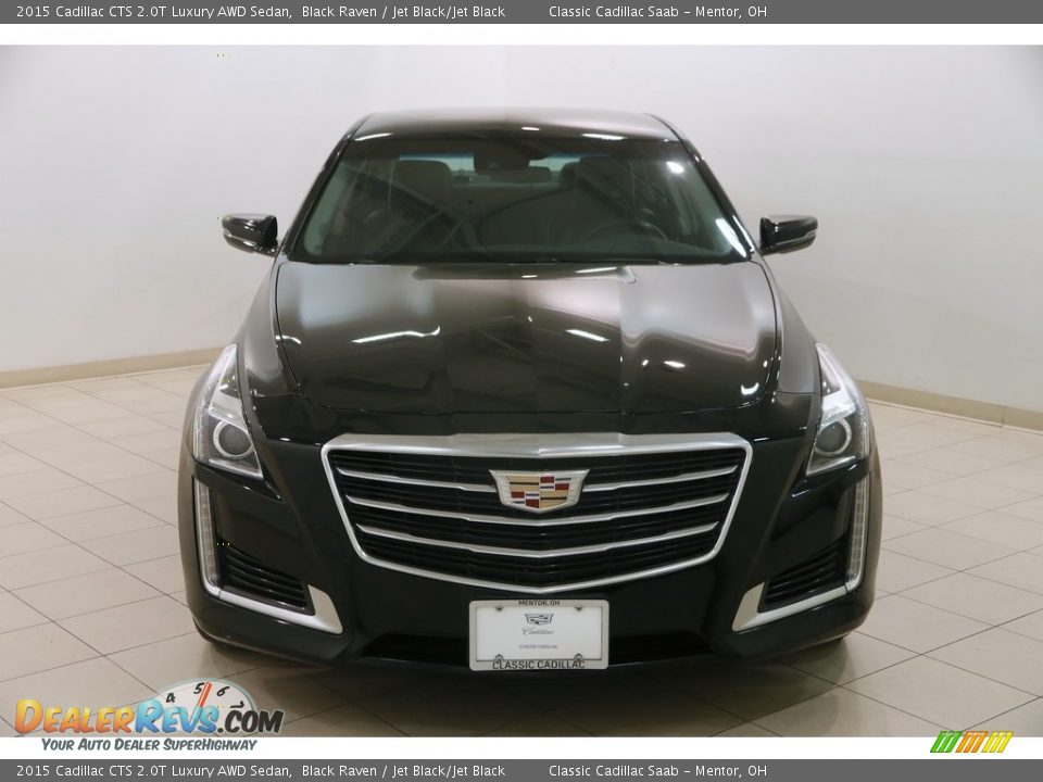 2015 Cadillac CTS 2.0T Luxury AWD Sedan Black Raven / Jet Black/Jet Black Photo #2