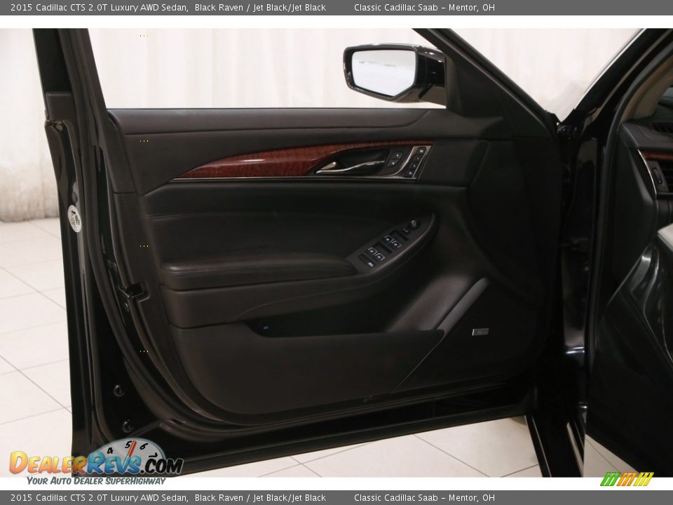 2015 Cadillac CTS 2.0T Luxury AWD Sedan Black Raven / Jet Black/Jet Black Photo #4
