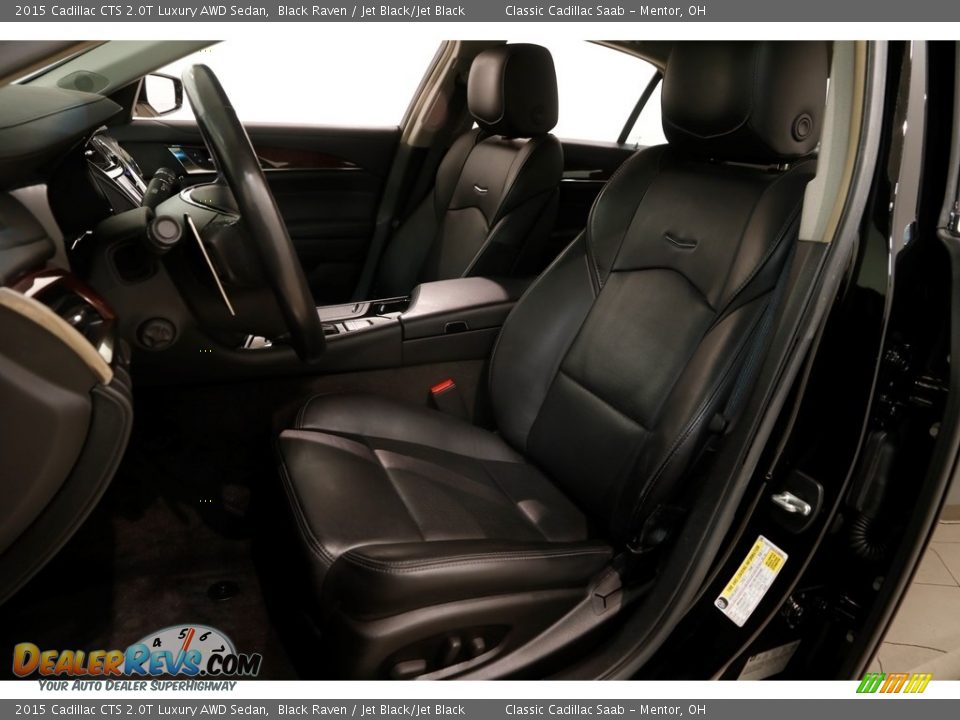 2015 Cadillac CTS 2.0T Luxury AWD Sedan Black Raven / Jet Black/Jet Black Photo #6
