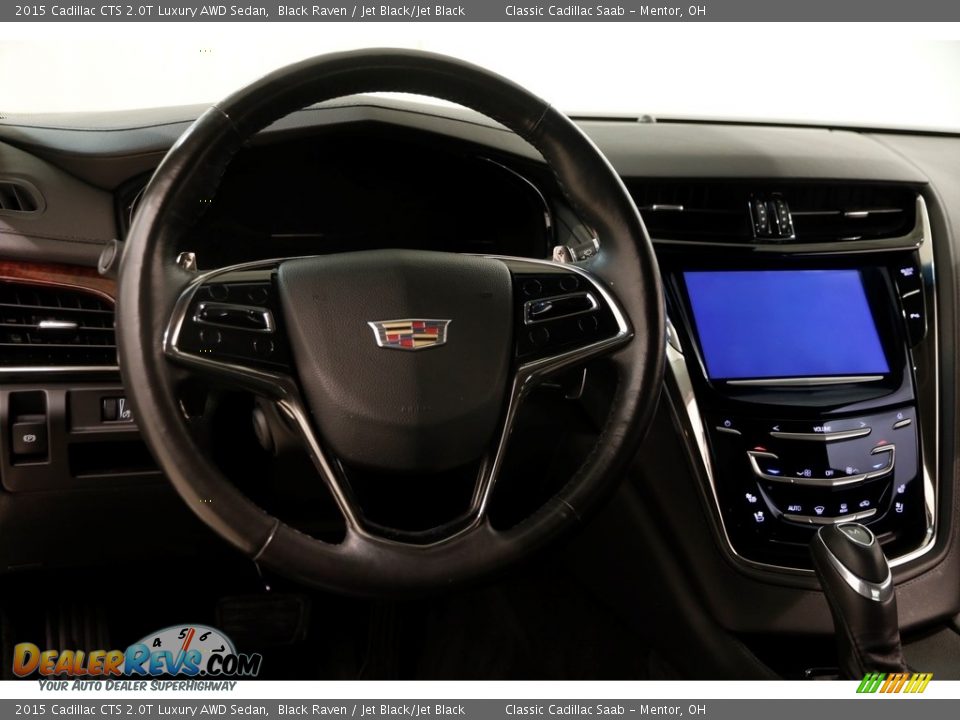 2015 Cadillac CTS 2.0T Luxury AWD Sedan Black Raven / Jet Black/Jet Black Photo #7