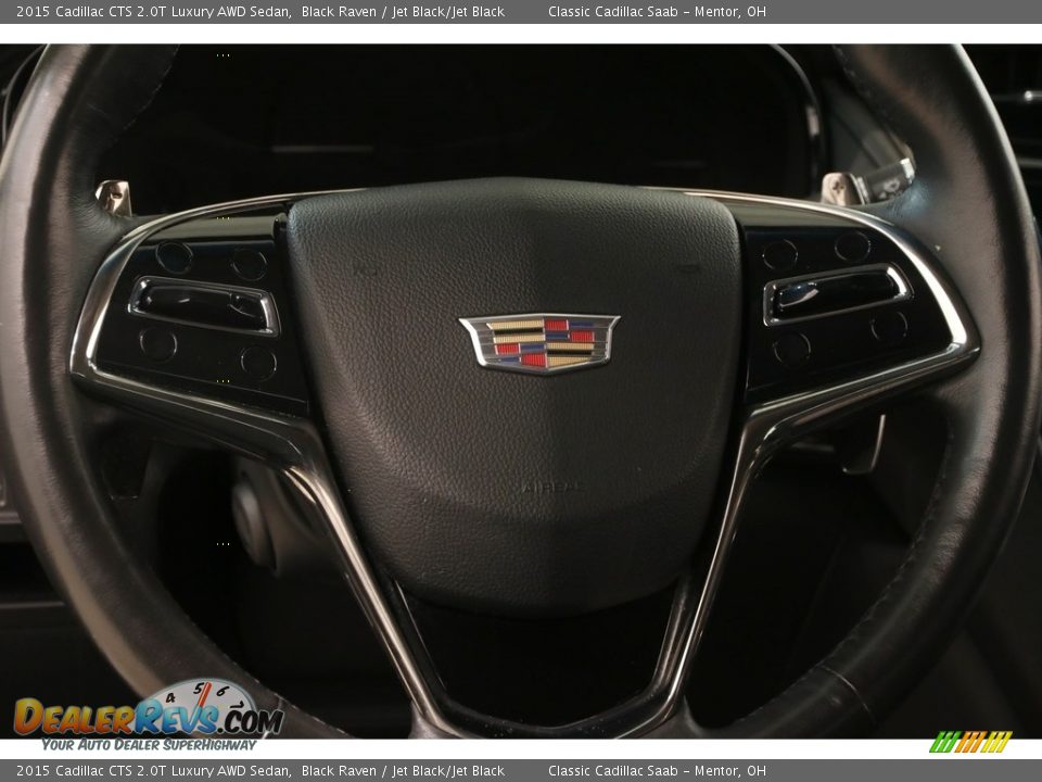 2015 Cadillac CTS 2.0T Luxury AWD Sedan Black Raven / Jet Black/Jet Black Photo #8
