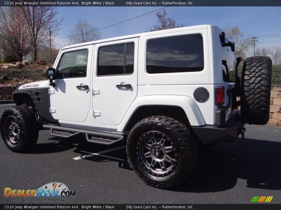 2016 Jeep Wrangler Unlimited Rubicon 4x4 Bright White / Black Photo #5