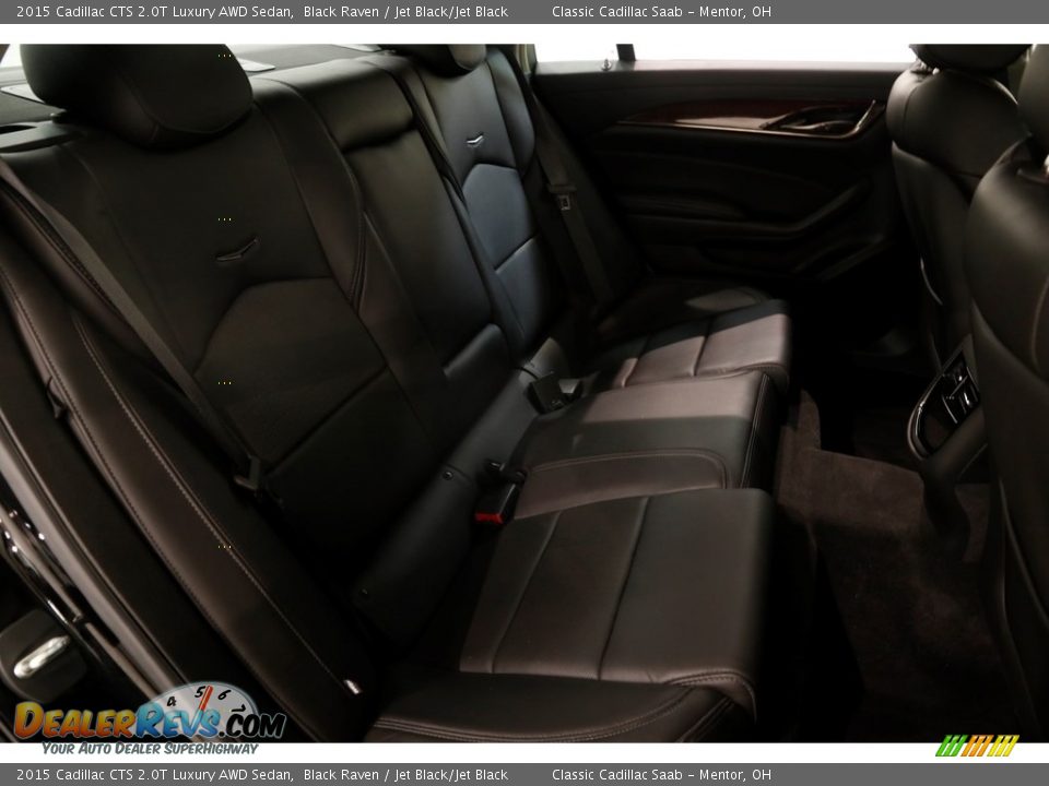 2015 Cadillac CTS 2.0T Luxury AWD Sedan Black Raven / Jet Black/Jet Black Photo #18