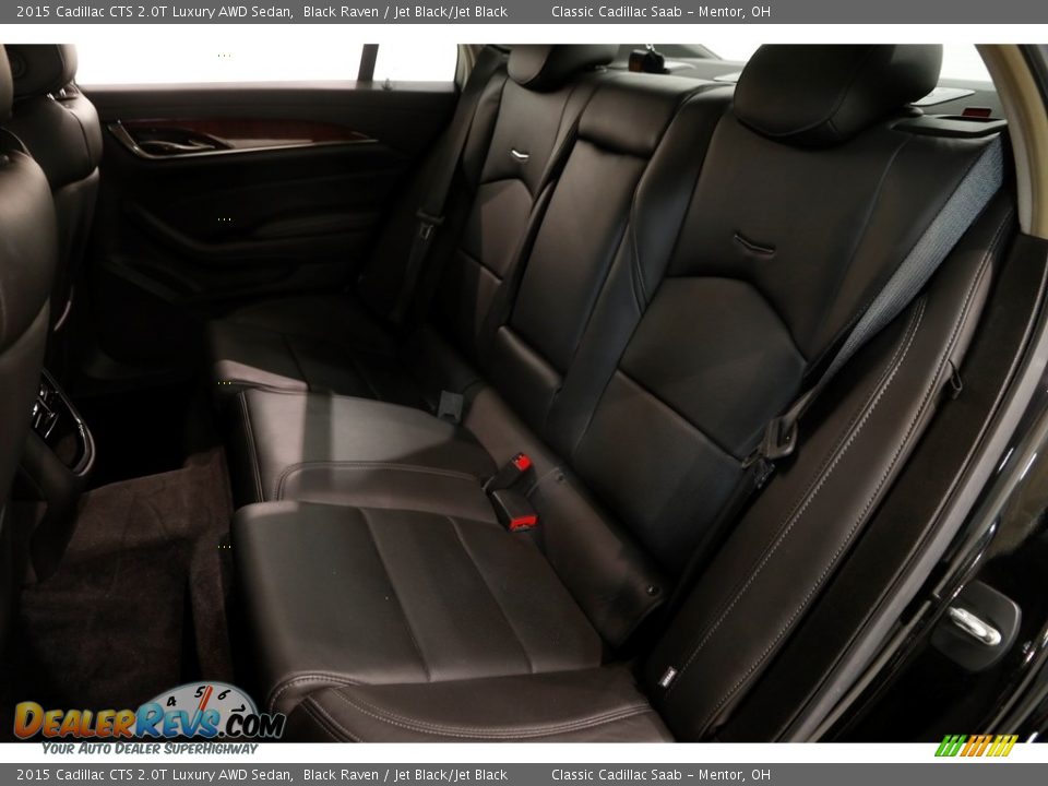 2015 Cadillac CTS 2.0T Luxury AWD Sedan Black Raven / Jet Black/Jet Black Photo #19