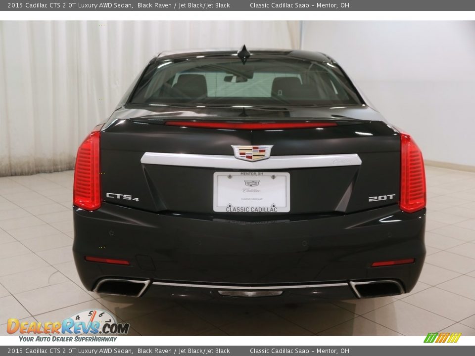 2015 Cadillac CTS 2.0T Luxury AWD Sedan Black Raven / Jet Black/Jet Black Photo #20