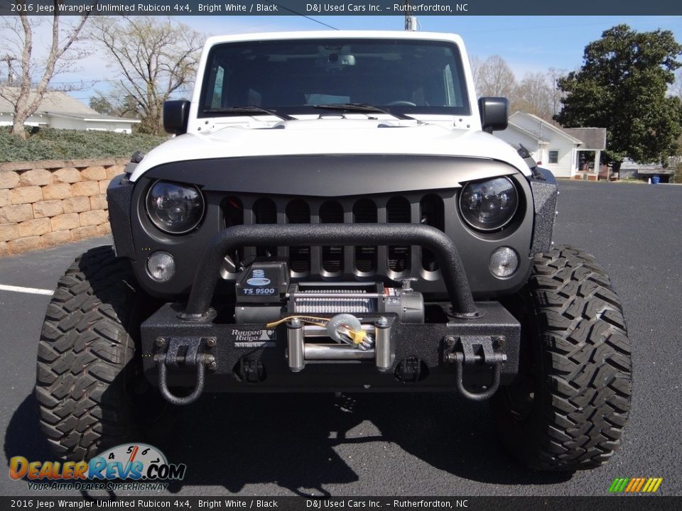 2016 Jeep Wrangler Unlimited Rubicon 4x4 Bright White / Black Photo #13