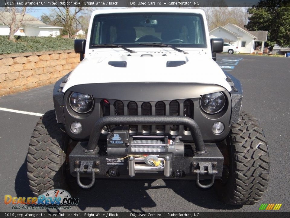 2016 Jeep Wrangler Unlimited Rubicon 4x4 Bright White / Black Photo #14