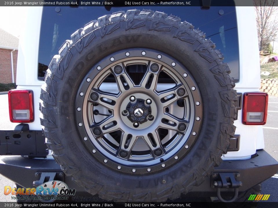 2016 Jeep Wrangler Unlimited Rubicon 4x4 Bright White / Black Photo #15