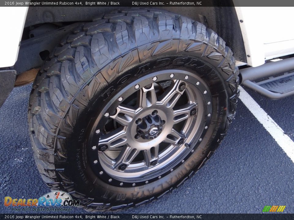 2016 Jeep Wrangler Unlimited Rubicon 4x4 Bright White / Black Photo #19