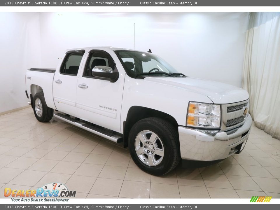 2013 Chevrolet Silverado 1500 LT Crew Cab 4x4 Summit White / Ebony Photo #1