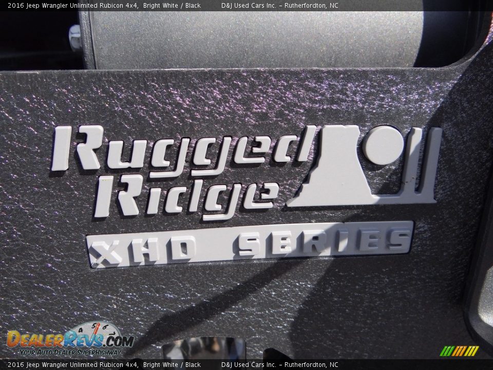 2016 Jeep Wrangler Unlimited Rubicon 4x4 Bright White / Black Photo #25