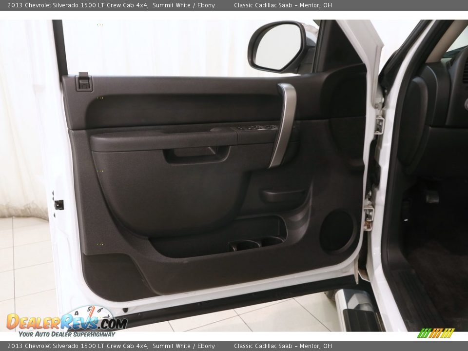 2013 Chevrolet Silverado 1500 LT Crew Cab 4x4 Summit White / Ebony Photo #4