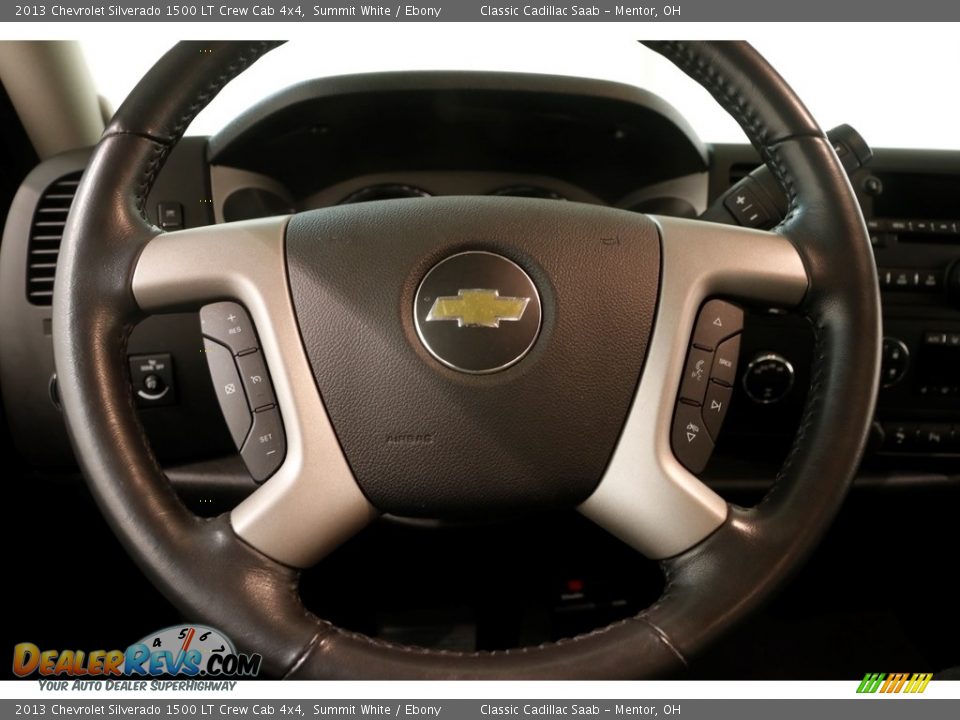 2013 Chevrolet Silverado 1500 LT Crew Cab 4x4 Summit White / Ebony Photo #6