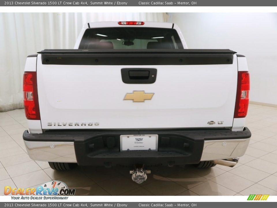 2013 Chevrolet Silverado 1500 LT Crew Cab 4x4 Summit White / Ebony Photo #13