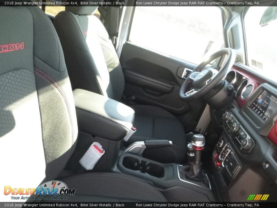 2018 Jeep Wrangler Unlimited Rubicon 4x4 Billet Silver Metallic / Black Photo #10
