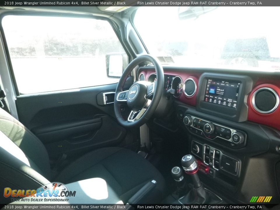 2018 Jeep Wrangler Unlimited Rubicon 4x4 Billet Silver Metallic / Black Photo #11