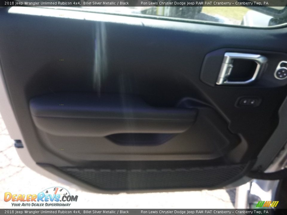 2018 Jeep Wrangler Unlimited Rubicon 4x4 Billet Silver Metallic / Black Photo #13