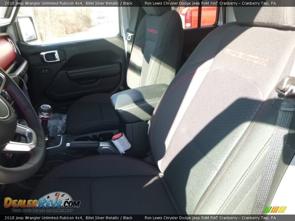 2018 Jeep Wrangler Unlimited Rubicon 4x4 Billet Silver Metallic / Black Photo #14