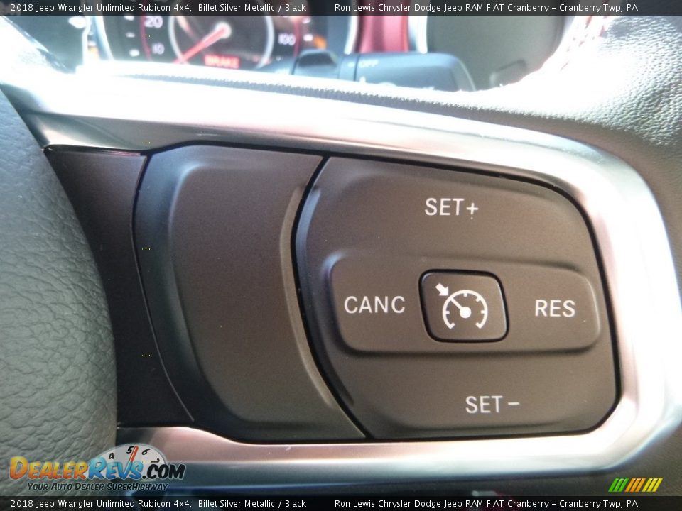 2018 Jeep Wrangler Unlimited Rubicon 4x4 Billet Silver Metallic / Black Photo #18