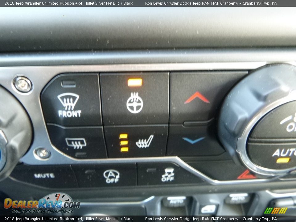 2018 Jeep Wrangler Unlimited Rubicon 4x4 Billet Silver Metallic / Black Photo #20