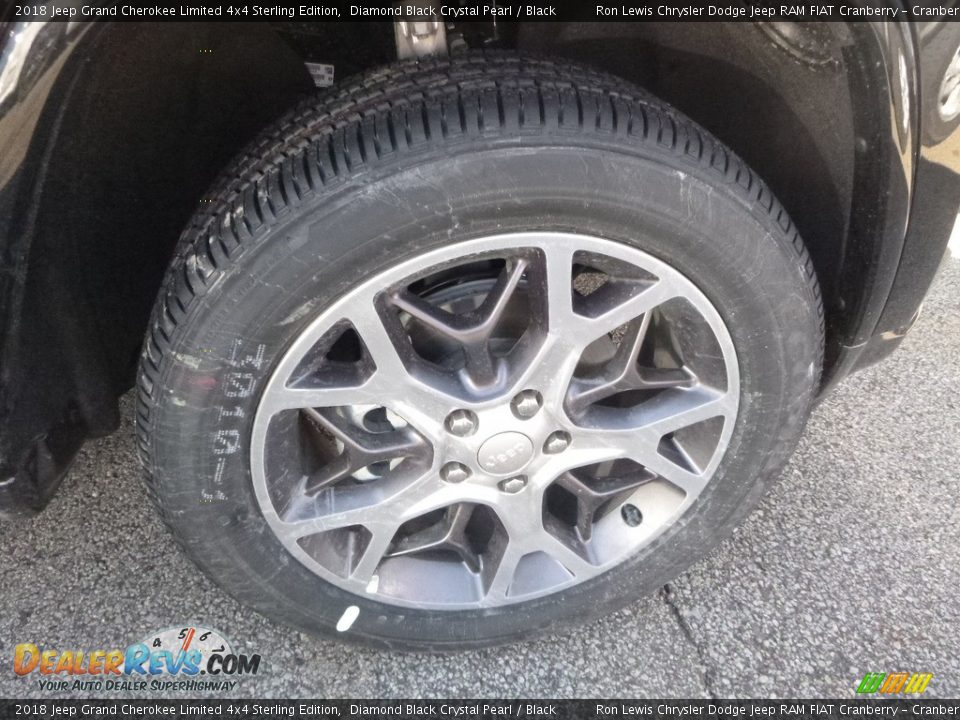 2018 Jeep Grand Cherokee Limited 4x4 Sterling Edition Diamond Black Crystal Pearl / Black Photo #3