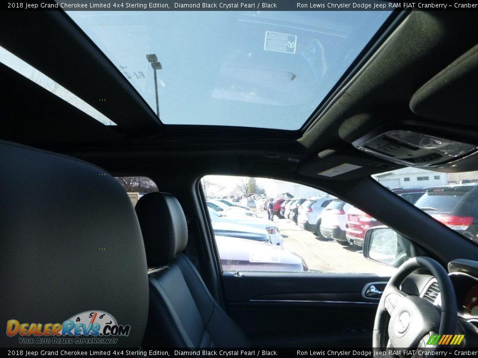 2018 Jeep Grand Cherokee Limited 4x4 Sterling Edition Diamond Black Crystal Pearl / Black Photo #8