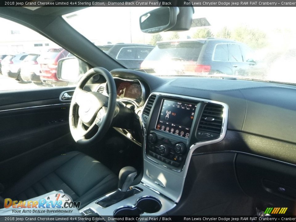 2018 Jeep Grand Cherokee Limited 4x4 Sterling Edition Diamond Black Crystal Pearl / Black Photo #9