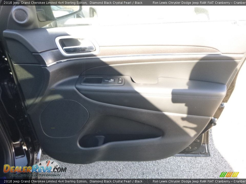 2018 Jeep Grand Cherokee Limited 4x4 Sterling Edition Diamond Black Crystal Pearl / Black Photo #10