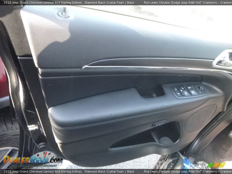 2018 Jeep Grand Cherokee Limited 4x4 Sterling Edition Diamond Black Crystal Pearl / Black Photo #11