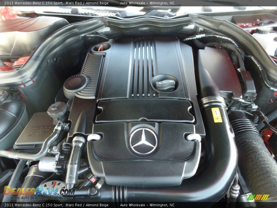 2013 Mercedes-Benz C 250 Sport Mars Red / Almond Beige Photo #6