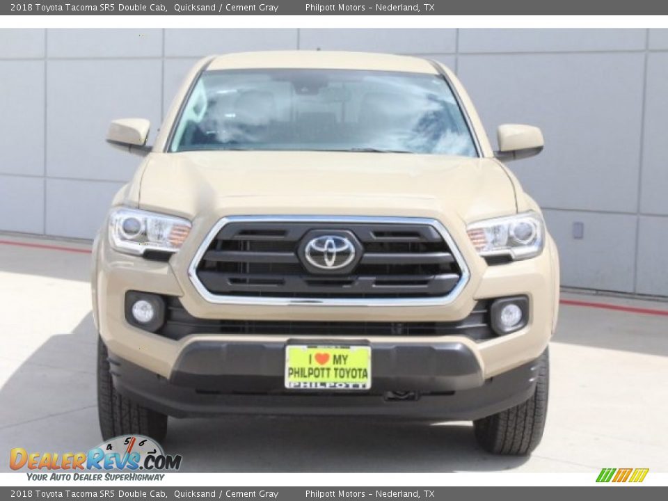 2018 Toyota Tacoma SR5 Double Cab Quicksand / Cement Gray Photo #2
