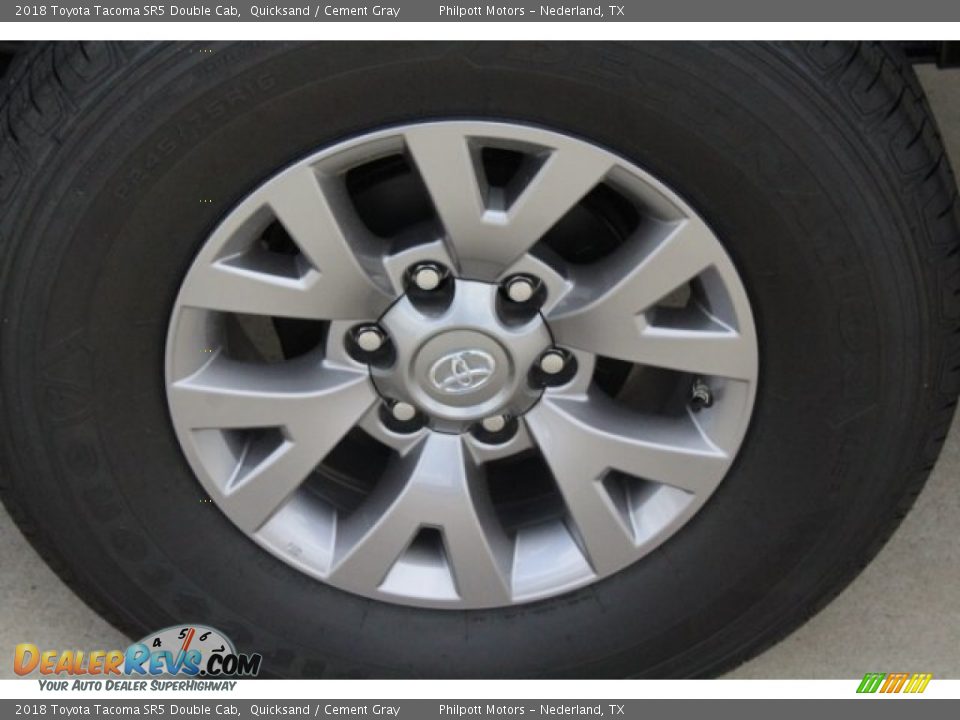 2018 Toyota Tacoma SR5 Double Cab Quicksand / Cement Gray Photo #5