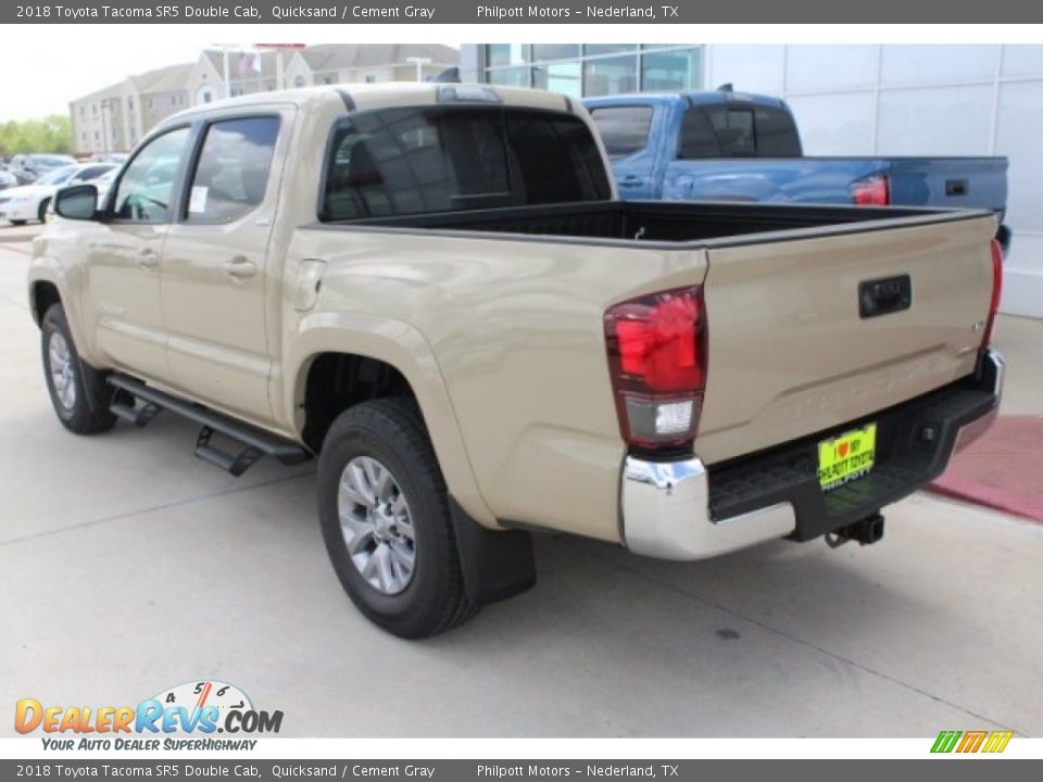 2018 Toyota Tacoma SR5 Double Cab Quicksand / Cement Gray Photo #6