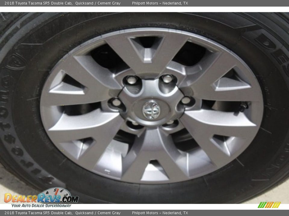 2018 Toyota Tacoma SR5 Double Cab Quicksand / Cement Gray Photo #9