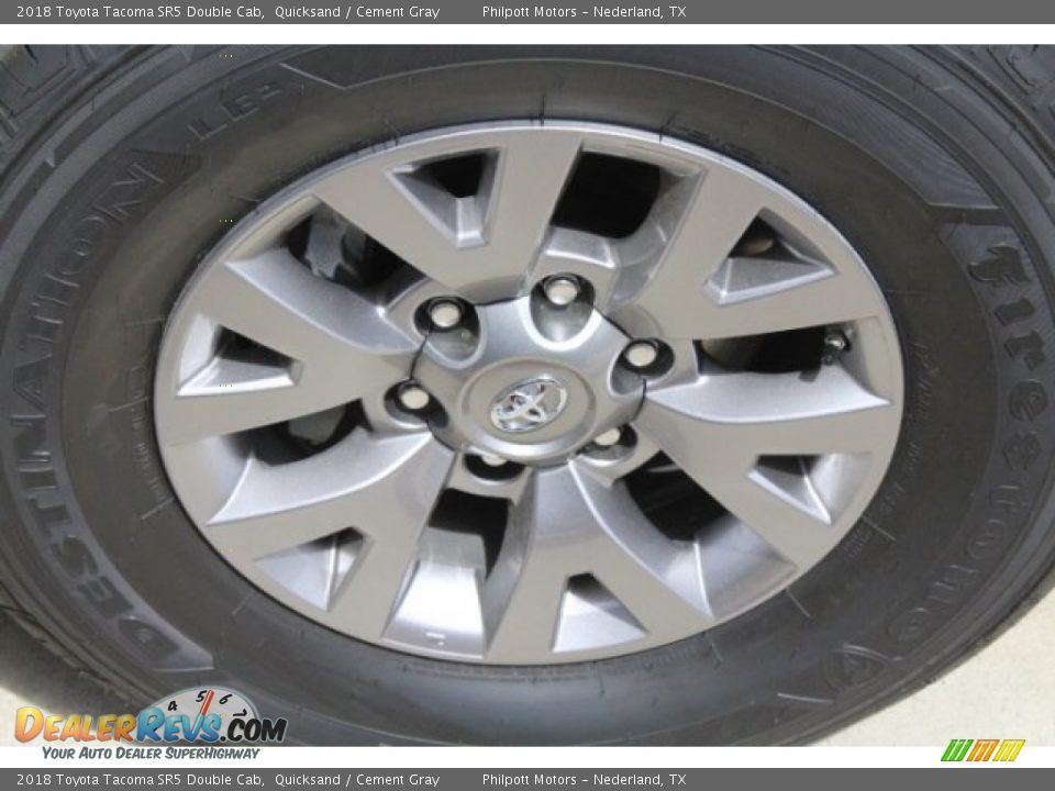 2018 Toyota Tacoma SR5 Double Cab Quicksand / Cement Gray Photo #10