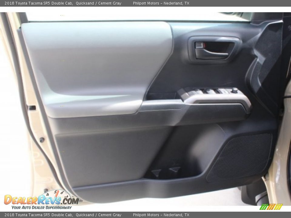 2018 Toyota Tacoma SR5 Double Cab Quicksand / Cement Gray Photo #11