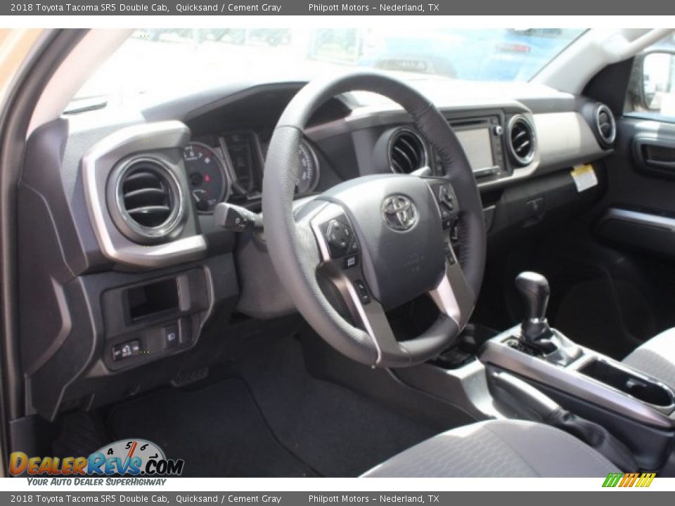 2018 Toyota Tacoma SR5 Double Cab Quicksand / Cement Gray Photo #12