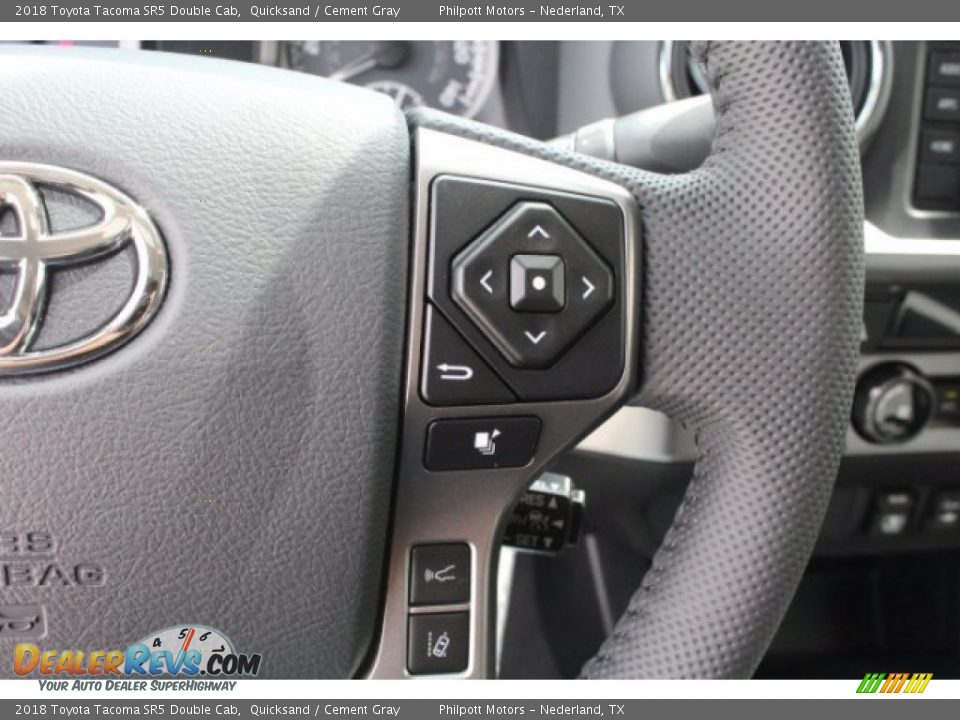 2018 Toyota Tacoma SR5 Double Cab Quicksand / Cement Gray Photo #18