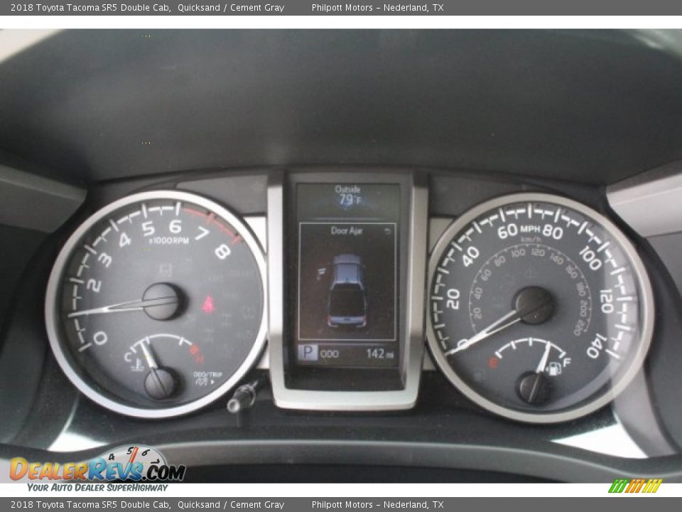 2018 Toyota Tacoma SR5 Double Cab Quicksand / Cement Gray Photo #19