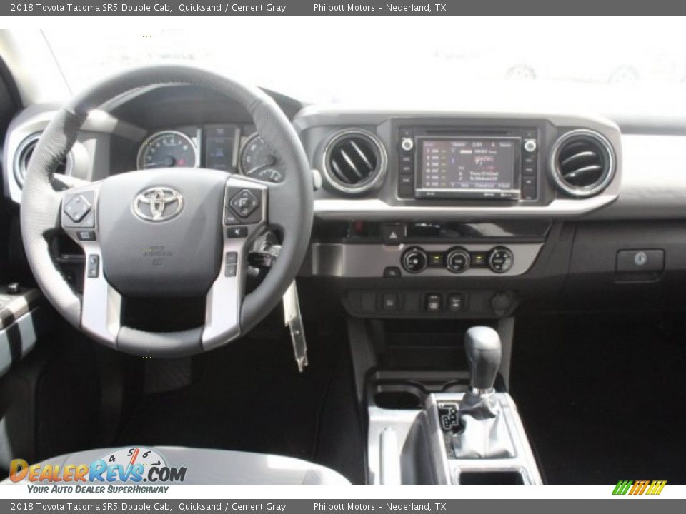 2018 Toyota Tacoma SR5 Double Cab Quicksand / Cement Gray Photo #22