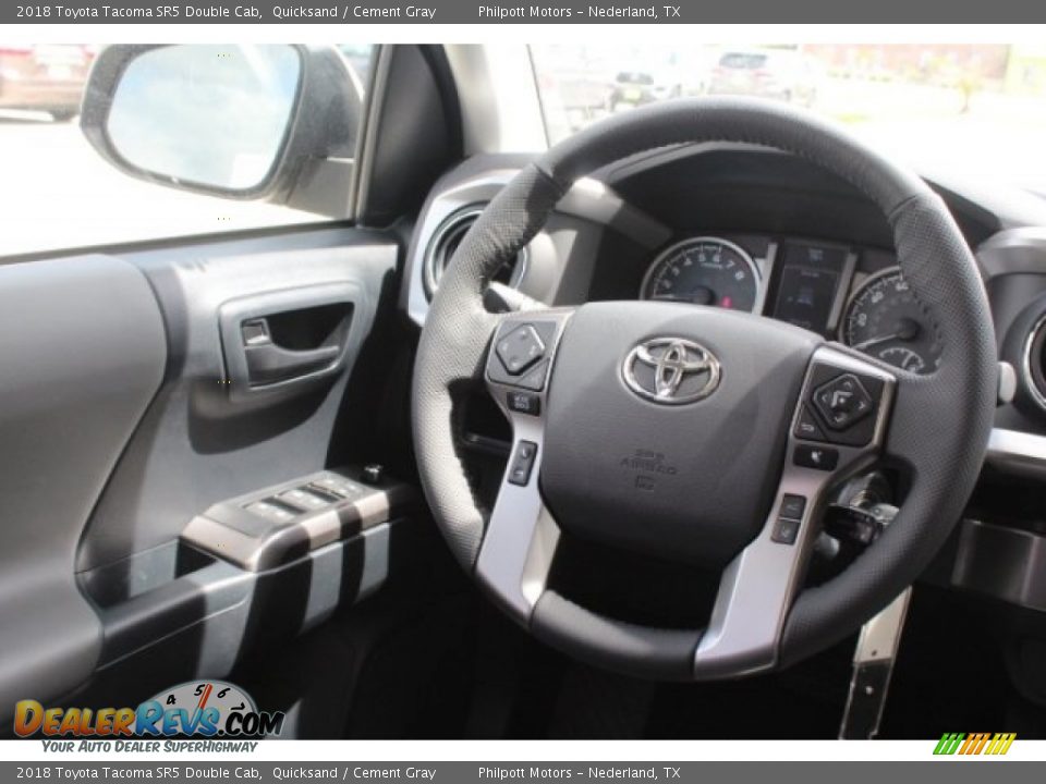 2018 Toyota Tacoma SR5 Double Cab Quicksand / Cement Gray Photo #23