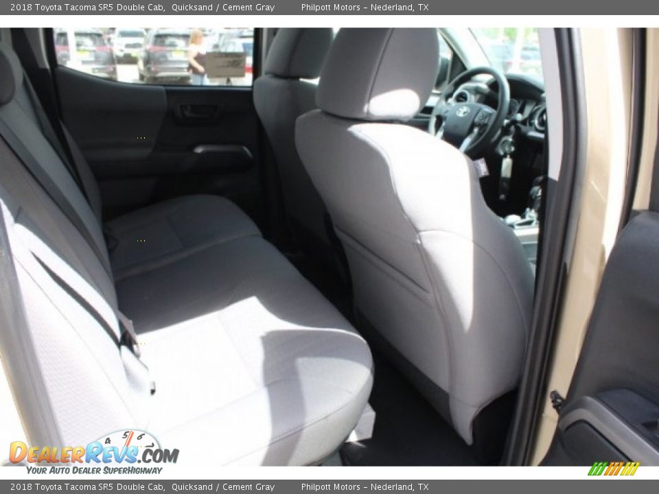 2018 Toyota Tacoma SR5 Double Cab Quicksand / Cement Gray Photo #26
