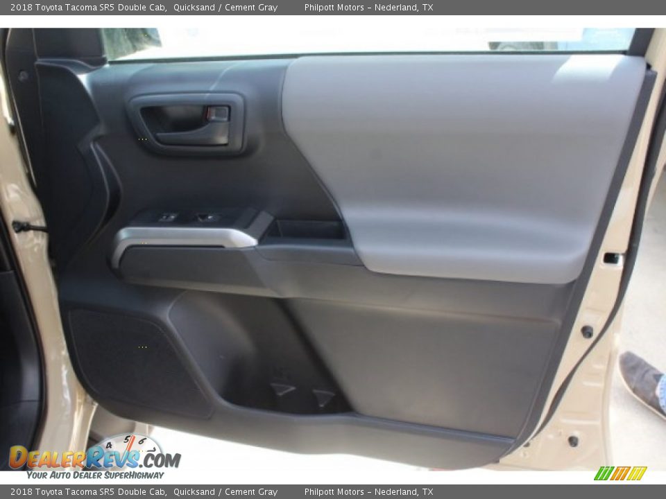 2018 Toyota Tacoma SR5 Double Cab Quicksand / Cement Gray Photo #27