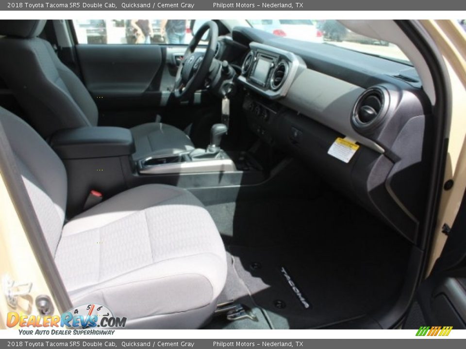 2018 Toyota Tacoma SR5 Double Cab Quicksand / Cement Gray Photo #29